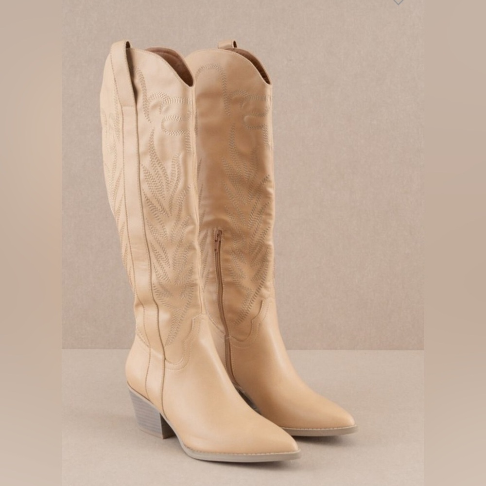 Tan Western Cowboy Boots